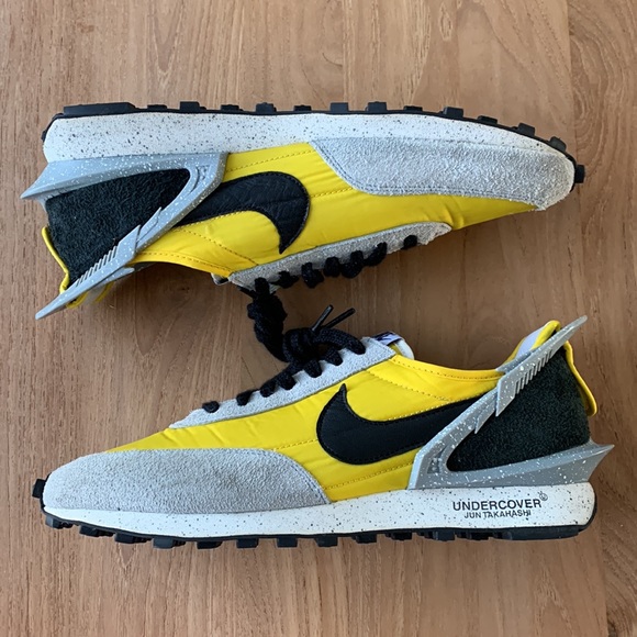 NIKE Yellow & Grey Undercover Edition DBreak Sneakers - Picture 5 of 7